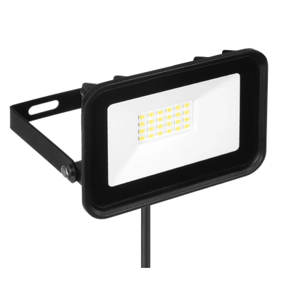 Naświetlacz LED SOLIS 20W 230V IP65 czarny, barwa biała neutralna TYP: NAS-20WN