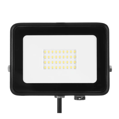 Naświetlacz LED SOLIS 30W 230V IP65 czarny, barwa biała ciepła TYP: NAS-30WW