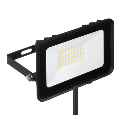 Naświetlacz LED SOLIS 30W 230V IP65 czarny, barwa biała neutralna TYP: NAS-30WN