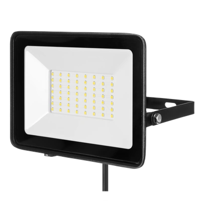 Naświetlacz LED SOLIS 50W 230V IP65 czarny, barwa biała ciepła TYP: NAS-50WW