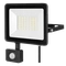 Naświetlacz LED SOLIS 50W PIR 230V IP44 czarny, barwa biała neutralna TYP: NAS-50WNPIR