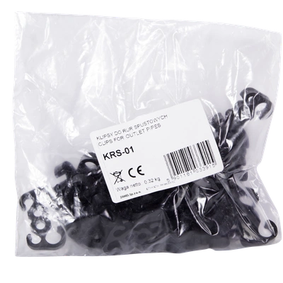 Klips do rur, opakowanie 25 szt   TYP: KRS-01