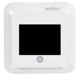 Regulator temperatury podtynkowy - programowalny biały sonda 2,5m, logo Matec TYP: RTD-01