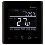 Regulator temp.+ sonda podtynkowy - programowalny WI-FI CZARNY TYP: RTW-01
