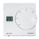 Regulator temperatury natynkowy - manualny sonda 2,5m logo Matec TYP: RTS-01A