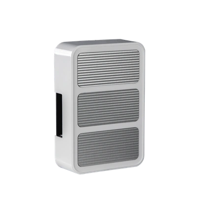 GONG DWUTONOWY 230 V BIAŁY+SREBRNY TYP: 103 VDE BIA/SRB