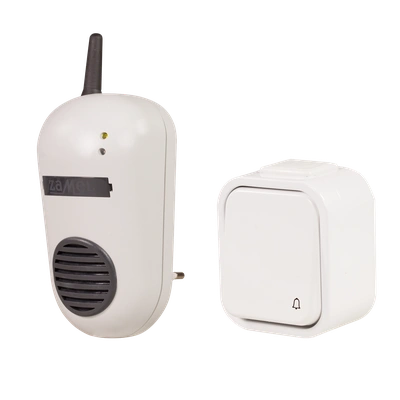 DZWONEK BEZPRZEWODOWY ZESTAW BULIK HERMETYCZNY 230V ZAŚ. 150m TYP: DRS-982H