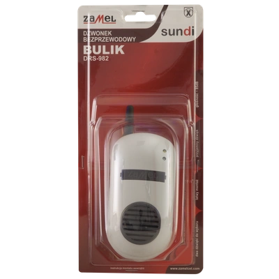 DZWONEK BEZPRZEWODOWY BULIK 230V  TYP: DRS-982