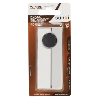 PRZYCISK BEZPRZEWODOWY HERMETYCZNY ZAŚ. 100m TYP: PDH-227