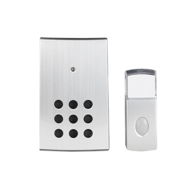 DZWONEK BEZPRZEWODOWY BAT. ALCALINO HERMETYCZNY ZAŚ. 100m TYP: ST-337