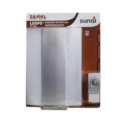 DZWONEK BEZPRZEWODOWY BAT. LOOPO HERMETYCZNY ZAŚ. 100m TYP: ST-366