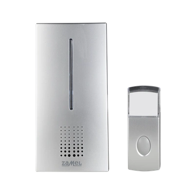 DZWONEK BEZPRZEWODOWY BAT. BRILLO HERMETYCZNY Z SYG. OPTYCZNĄ ZAŚ. 100m TYP: ST-372