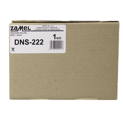 DZWONEK MULINO 230V  TYP: DNS-222