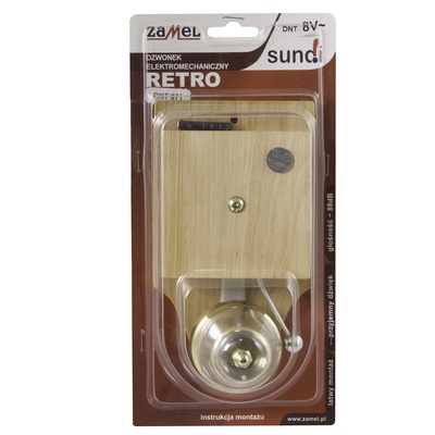 DZWONEK RETRO 8V JASNY TYP: DNT-971-JSN