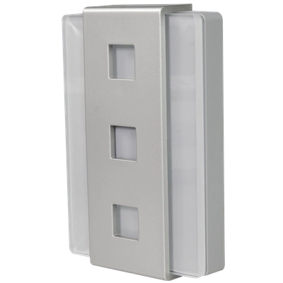 GONG DWUTONOWY GLASSO 230V SREBRNY TYP: GNS-248-SRB