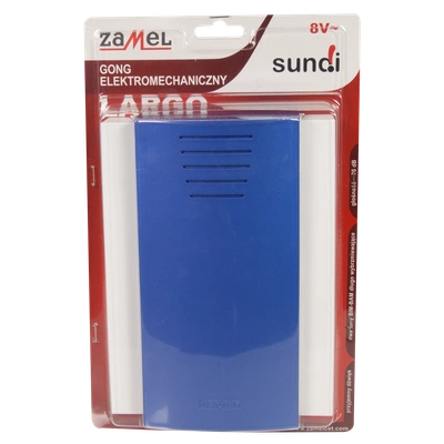 GONG LARGO 8V BIAŁY+NIEBIESKI TYP: GNT-208-NBS