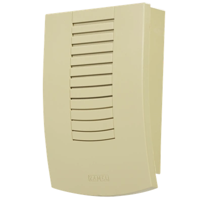 DZWONEK DWUTONOWY 230V BEŻOWY CIEMNY TYP: DNS-911/N-BEZC