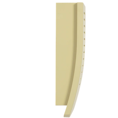 DZWONEK DWUTONOWY 230V BEŻOWY CIEMNY TYP: DNS-911/N-BEZC