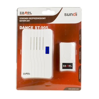 DZWONEK BEZPRZEWODOWY BAT. DANCE ZAŚ. 150m TYP: ST-905