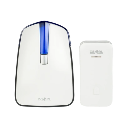 DZWONEK BEZPRZEWODOWY BAT. RUMBA Z PRZYCISKIEM BEZBATERYJNYM TYP: ST-370