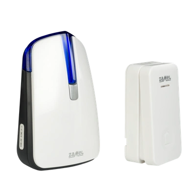 DZWONEK BEZPRZEWODOWY BAT. RUMBA Z PRZYCISKIEM BEZBATERYJNYM TYP: ST-370