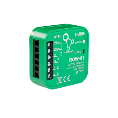 ODBIORNIK WI-FI DOPUSZKOWY 1-KANAŁOWY DWUKIERUNKOWY TYP: ROW-01