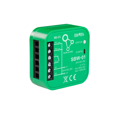 STEROWNIK BRAMOWY WI-FI 1-KANAŁOWY DWUKIERUNKOWY TYP: SBW-01