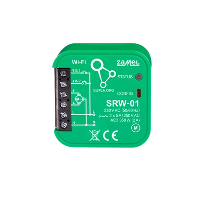 STEROWNIK ROLET WI-FI   TYP: SRW-01