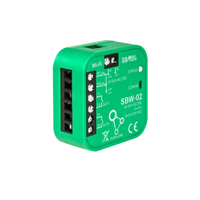 STEROWNIK BRAMOWY WI-FI 2-KANAŁOWY  TYP: SBW-02