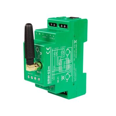 STEROWNIK ROLET WI-FI 2-ROLETY MODUŁOWY  TYP: SRW-02M