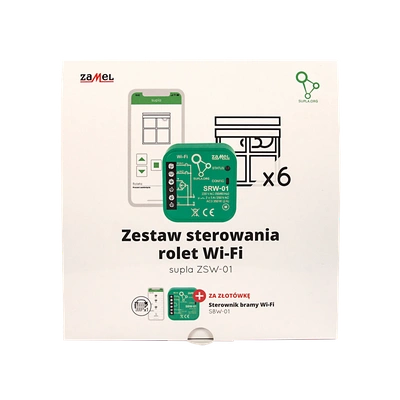 ZESTAW STEROWANIA ROLET WI-FI   TYP: ZSW-01