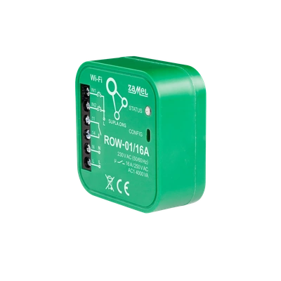 ODBIORNIK WI-FI DOPUSZKOWY 1-KANAŁOWY 16 A, DWUKIERUNKOWY TYP: ROW-01/16A