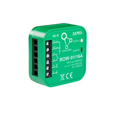 ODBIORNIK WI-FI DOPUSZKOWY 1-KANAŁOWY 16 A, DWUKIERUNKOWY TYP: ROW-01/16A