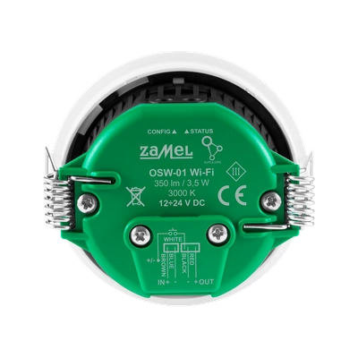 ZESTAW STEROWANIA OŚWIETLENIEM WI-FI OSW-01 (1 szt.) + DOWNLIGHTS (3 szt.) - 3000K  TYP: ZSO-01/3000
