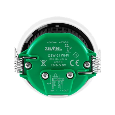 ZESTAW STEROWANIA OŚWIETLENIEM WI-FI OSW-01 (1 szt.) + DOWNLIGHTS (3 szt.) - 4000K  TYP: ZSO-01/4000