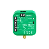 STEROWNIK BRAMOWY WI-FI 2-KANAŁOWY Z ANTENĄ ZEWNĘTRZNĄ  TYP: SBW-02/ANT