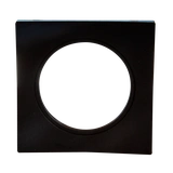 RAMKA KONEKTO kwadrat pojedyncza CZARNA TYP: LSR-CK-X1