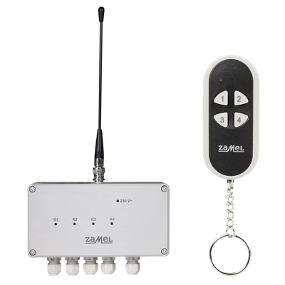 RADIOWY WYŁĄCZNIK SIECIOWY CZTEROKANAŁOWY 230V TYP: RWS-211C/N