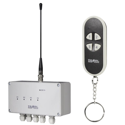 RADIOWY WYŁĄCZNIK SIECIOWY CZTEROKANAŁOWY 230V TYP: RWS-211C/N