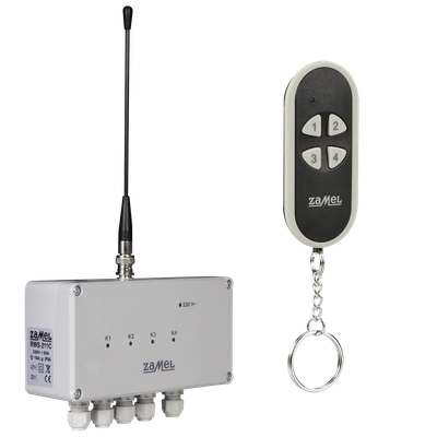 RADIOWY WYŁĄCZNIK SIECIOWY CZTEROKANAŁOWY 230V TYP: RWS-211C/N