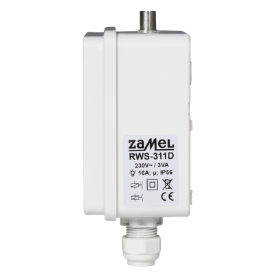 RADIOWY WYŁĄCZNIK SIECIOWY BEZ PILOTA 230V TYP: RWS-211D/N_SOL