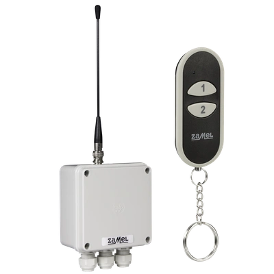 RADIOWY WYŁĄCZNIK SIECIOWY DWUKANAŁOWY 230V TYP: RWS-211D/N