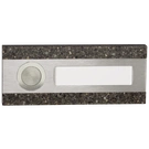 PRZYCISK DZWONKOWY OZDOBNY PODŁUŻNY POJEDYNCZY 1A/50V AC BRĄZOWY TYP: PDK-250/1-BRA