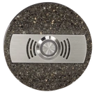 PRZYCISK DZWONKOWY OZDOBNY OKRĄGŁY Z PODŚW. 1A/250V AC BRĄZOWY TYP: PDK-252-BRA