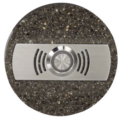 PRZYCISK DZWONKOWY OZDOBNY OKRĄGŁY Z PODŚW. 1A/250V AC BRĄZOWY TYP: PDK-252-BRA