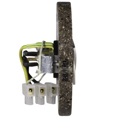 PRZYCISK DZWONKOWY OZDOBNY OKRĄGŁY Z PODŚW. 1A/250V AC BRĄZOWY TYP: PDK-252-BRA