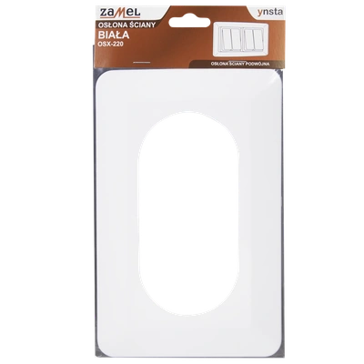 OSŁONA ŚCIANY PODWÓJNA  BIAŁY TYP: OSX-220-BIA