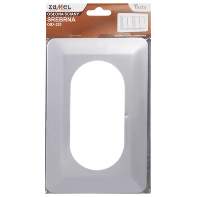 OSŁONA ŚCIANY PODWÓJNA  SREBRNY TYP: OSX-220-SRB