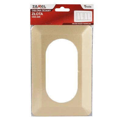 OSŁONA ŚCIANY PODWÓJNA  ZŁOTY TYP: OSX-220-ZLO