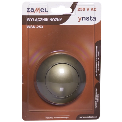 WYŁĄCZNIK NOŻNY  ZŁOTY TYP: WSN-253-ZLO